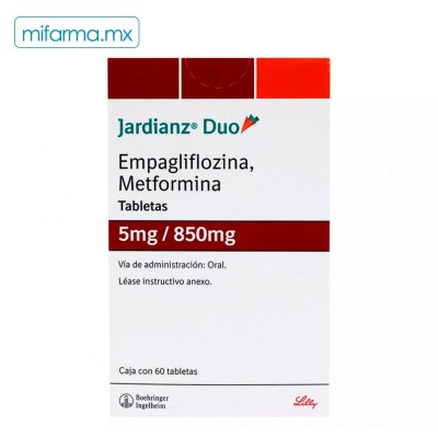 Empagliflozina 5 mg Metformina 850 mg - Mi Farma