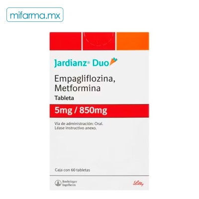 Empagliflozina 5 mg Metformina 850 mg - Mi Farma