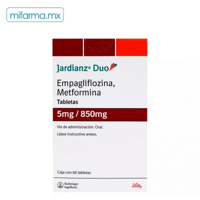 Empagliflozina 5 mg Metformina 850 mg - Mi Farma