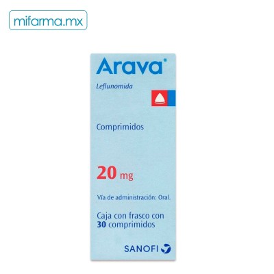 Arava Tabletas 20 mg - Mi Farma