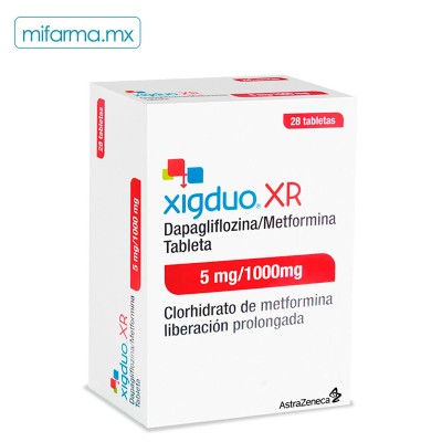 Xigduo XR 5mg 1000mg - Mi Farma