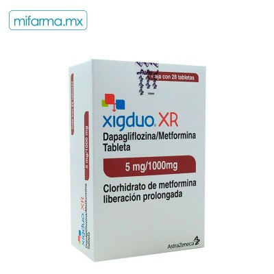 Xigduo XR 5mg 1000mg - Mi Farma