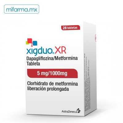 Xigduo XR 5mg 1000mg - Mi Farma
