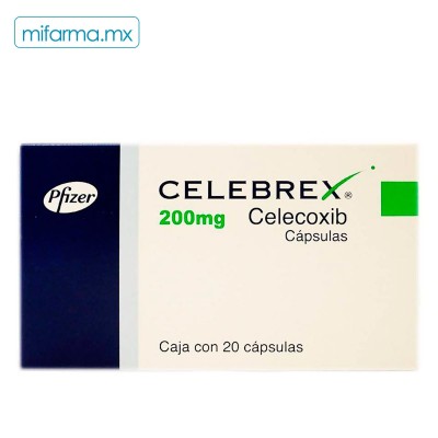Celebrex de 200 mg con 20 - Mi Farma