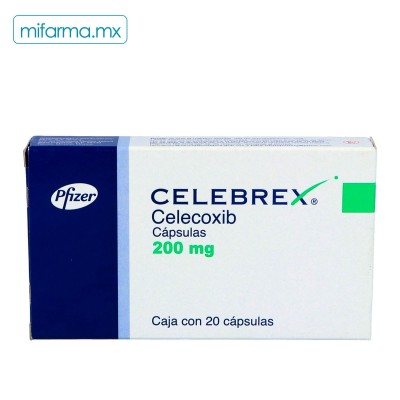 Celebrex de 200 mg con 20 - Mi Farma