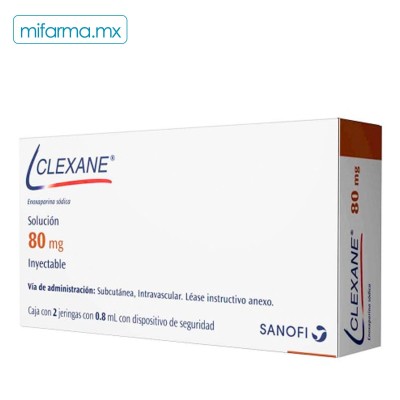 Clexane de 80 mg - Mi Farma