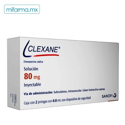 Clexane de 80 mg - Mi Farma