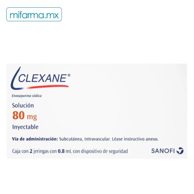 Clexane de 80 mg - Mi Farma