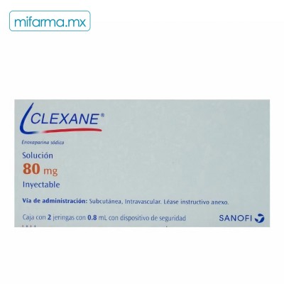 Clexane de 80 mg - Mi Farma