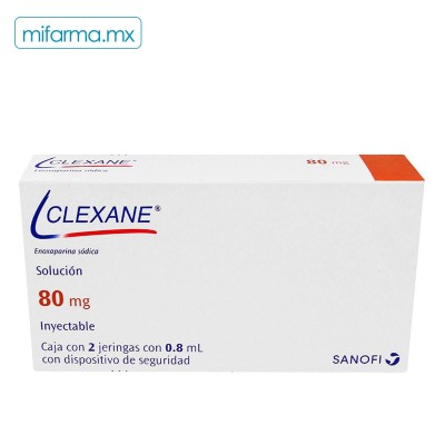 Clexane de 80 mg - Mi Farma