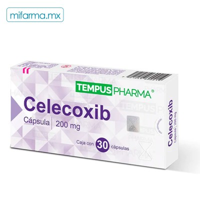 Celecoxib 200 mg Tabletas c/30 - Mi Farma