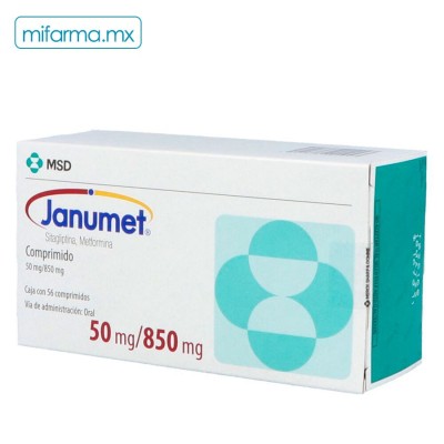 Medicamento Janumet 50 850 c/56 - Mi Farma