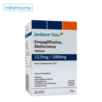 Empagliflozina 12.5 mg Metformina 1000 mg - Mi Farma