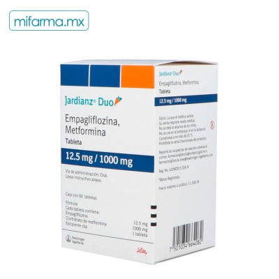 Empagliflozina 12.5 mg Metformina 1000 mg - Mi Farma