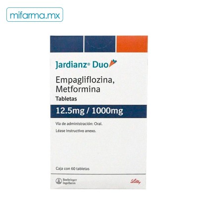 Empagliflozina 12.5 mg Metformina 1000 mg - Mi Farma