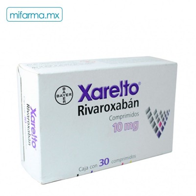 Xarelto 10 mg 30 Tabletas - Mi Farma