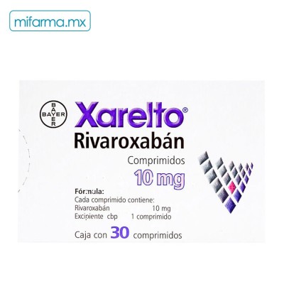 Xarelto 10 mg 30 Tabletas - Mi Farma
