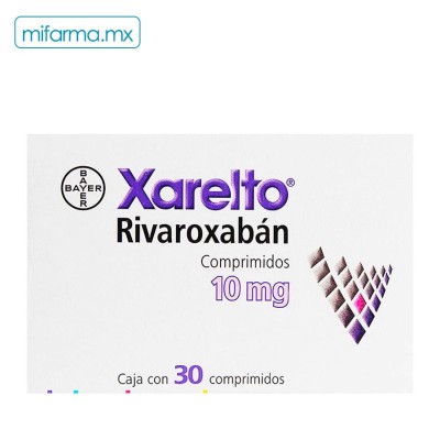 Xarelto 10 mg 30 Tabletas - Mi Farma