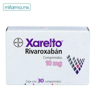 Xarelto 10 mg 30 Tabletas - Mi Farma