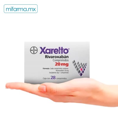 Xarelto 20 mg 28 comprimidos - Mi Farma