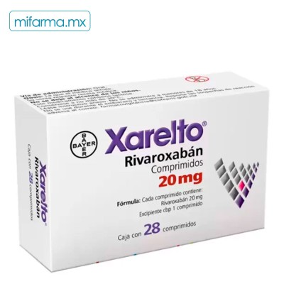Xarelto 20 mg 28 comprimidos - Mi Farma