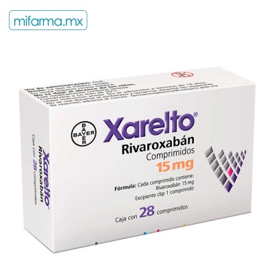 Xarelto Rivaroxaban 15 mg - Mi Farma