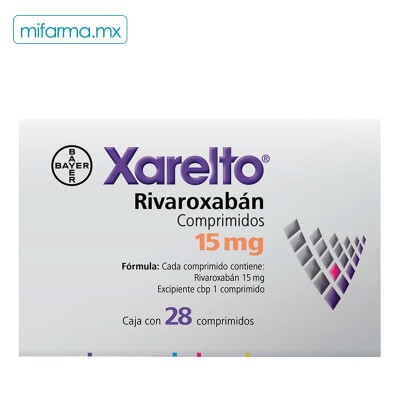 Xarelto Rivaroxaban 15 mg - Mi Farma
