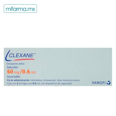 Clexane de 60 mg - Mi Farma Clexane de 60 mg - Mi Farma