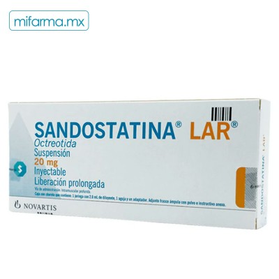 Sandostatina LAR 20 mg plm - Mi Farma