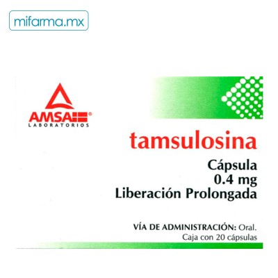 Tamsulosina 0.4 mg capsulas - Mi Farma