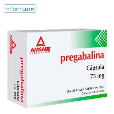 Pregabalina 75 mg c/28 - Mi Farma
