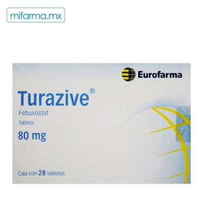 Turazive 80 mg 28 tabletas - Mi Farma