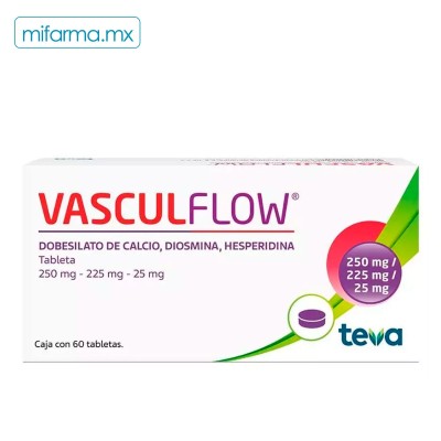 Vasculflow de 60 tabletas - Mi Farma