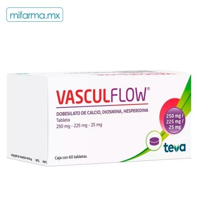 Vasculflow de 60 tabletas - Mi Farma