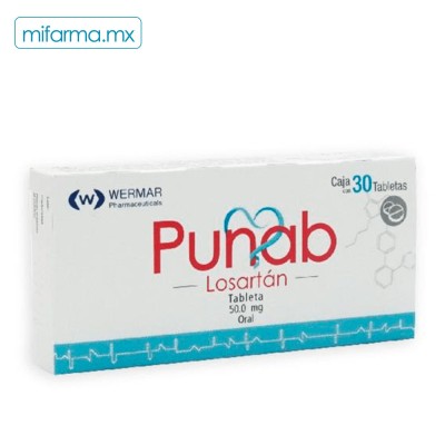 Punab Losartan 50 mg - Mi Farma