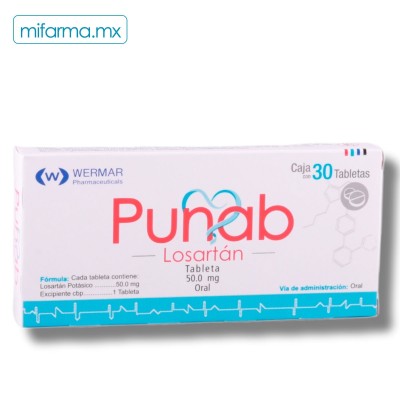 Punab Losartan 50 mg - Mi Farma