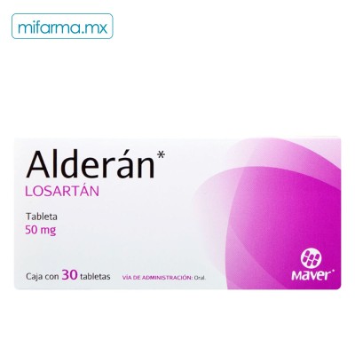 Alderán Losartan 50 mg - Mi Farma