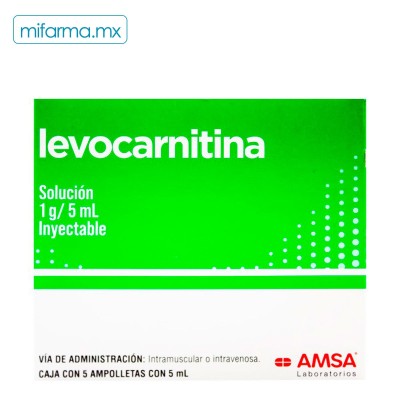 levocarnitina AMSA 1 gr/5ml c/5