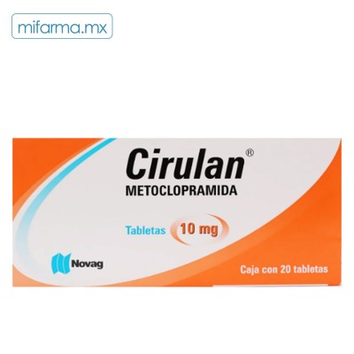 Cirulan tab 10 mg caja c 20 - Mi Farma