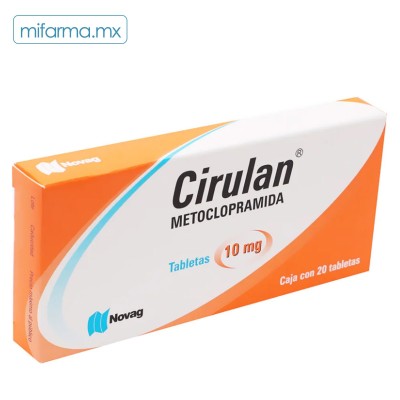 Cirulan tab 10 mg caja c 20 - Mi Farma