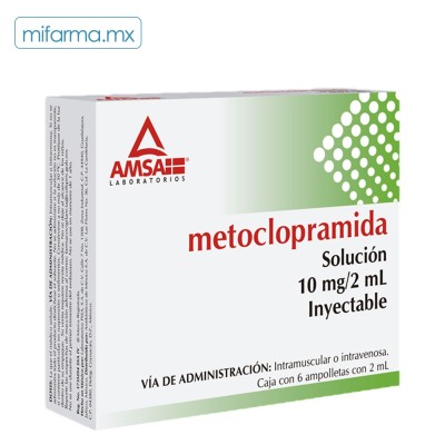 Metoclopramida 10 mg 2 ml - Mi Farma