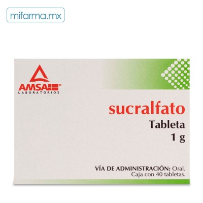 Sucralfato 1 g AMSA - Mi Farma