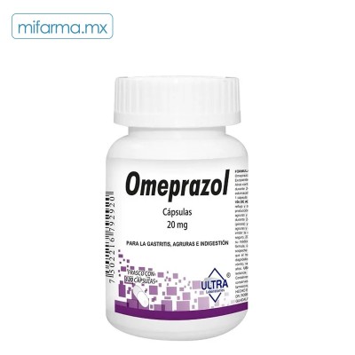 Omeprazol 20 mg 120 cápsulas - Mi Farma