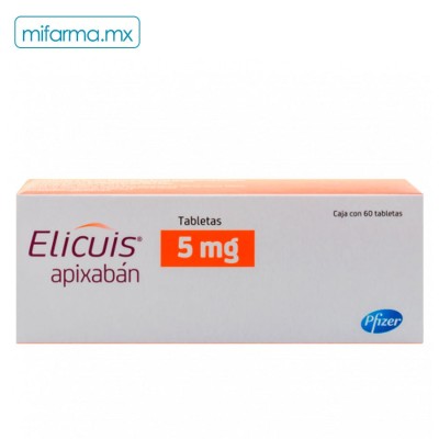 Elicuis 5mg 60 Tabletas - Mi Farma