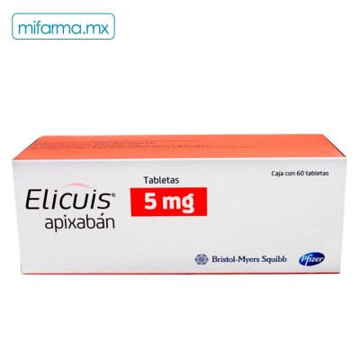 Elicuis 5mg 60 Tabletas - Mi Farma