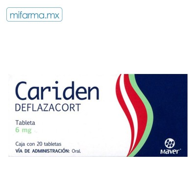 Cariden Deflazacort 6 mg - Mi Farma