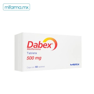 Dabex 500 mg 60 tabletas - Mi Farma