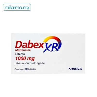 Dabex XR 1000 mg 30 tabletas - Mi Farma