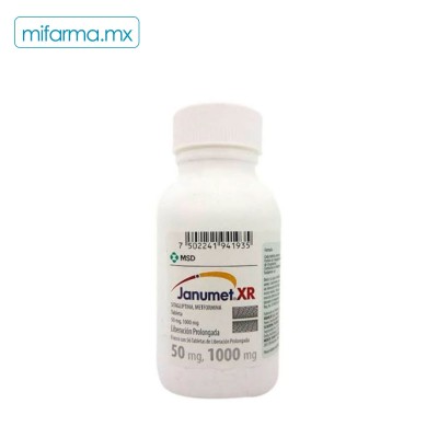 Janumet Xr 50 1000 mg - Mi Farma