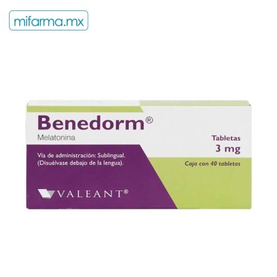 Benedorm Tabletas 3 mg - Mi Farma